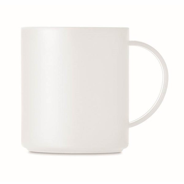 Obrázky: Hrnek 300ml z PP, bílý, Obrázek 3
