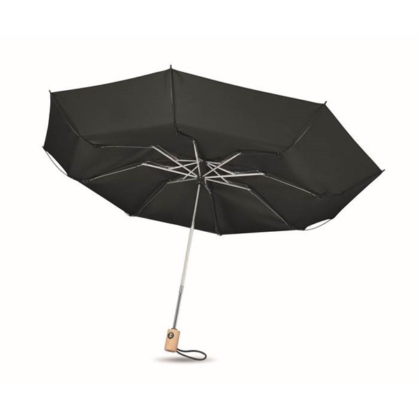 Obrázky: Deštník z RPET, černý, Obrázek 3