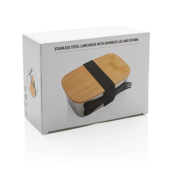 Obrázky: Nerezová krabička na jídlo s bambusovým víkem, Obrázek 10