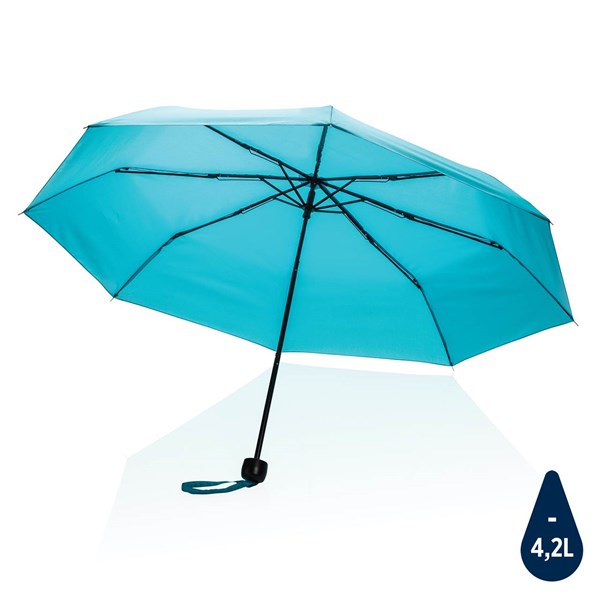 Obrázky: Sv. modrý manuální deštník ze 190T rPET AWARE™