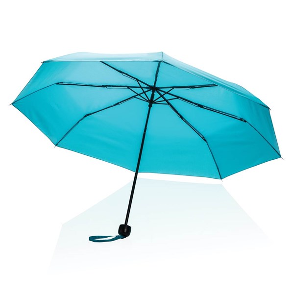 Obrázky: Sv. modrý manuální deštník ze 190T rPET AWARE™, Obrázek 4
