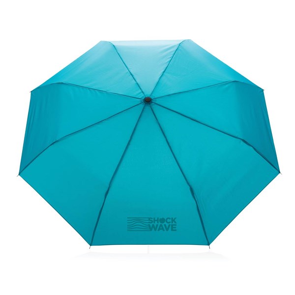 Obrázky: Sv. modrý manuální deštník ze 190T rPET AWARE™, Obrázek 5