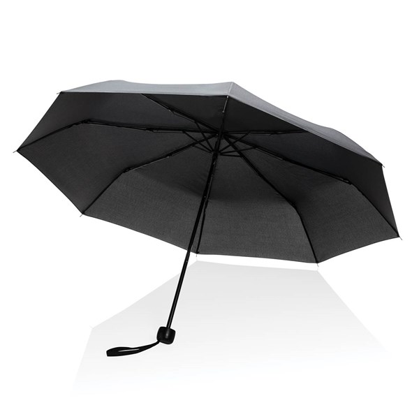 Obrázky: Černý manuální deštník ze 190T rPET AWARE™, Obrázek 4