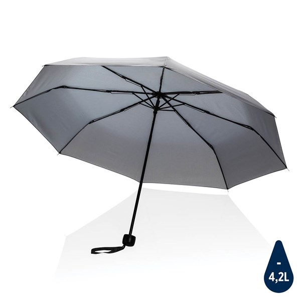Obrázky: Antracitový manuální deštník ze 190T rPET AWARE™