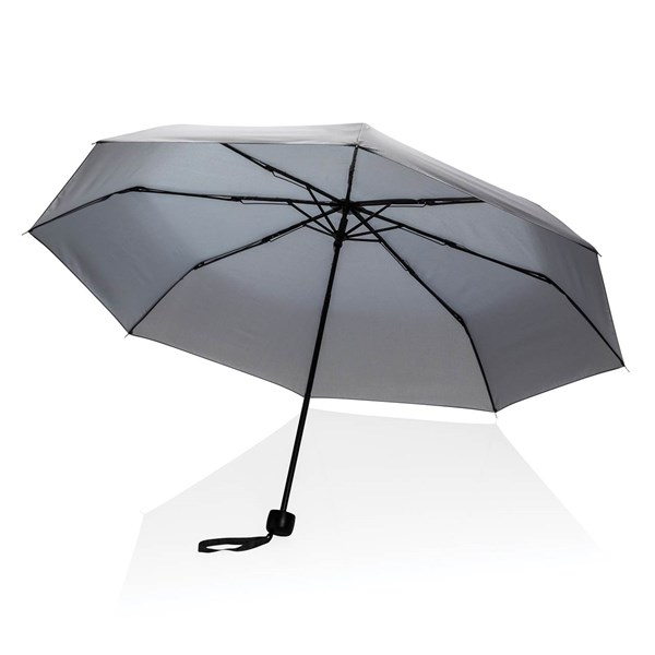 Obrázky: Antracitový manuální deštník ze 190T rPET AWARE™, Obrázek 4