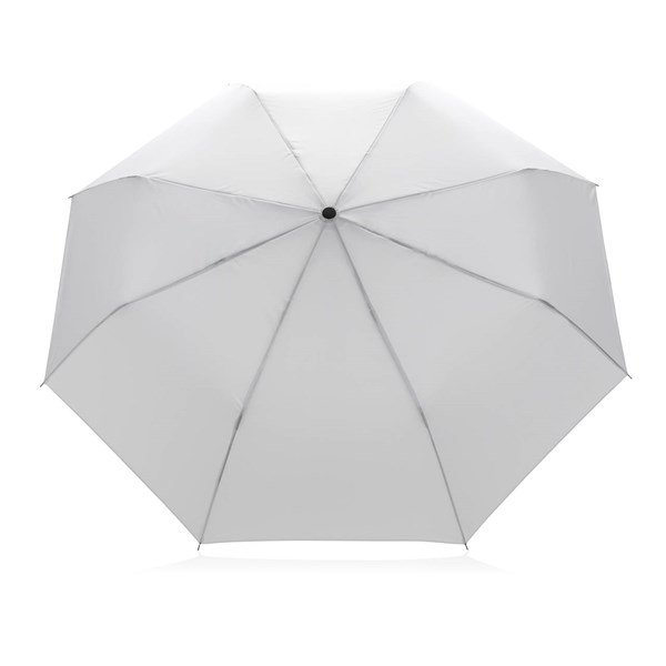 Obrázky: Bílý manuální deštník ze 190T rPET AWARE™, Obrázek 2