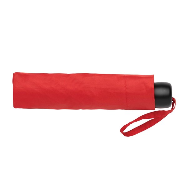 Obrázky: Červený manuální deštník ze 190T rPET AWARE™, Obrázek 3