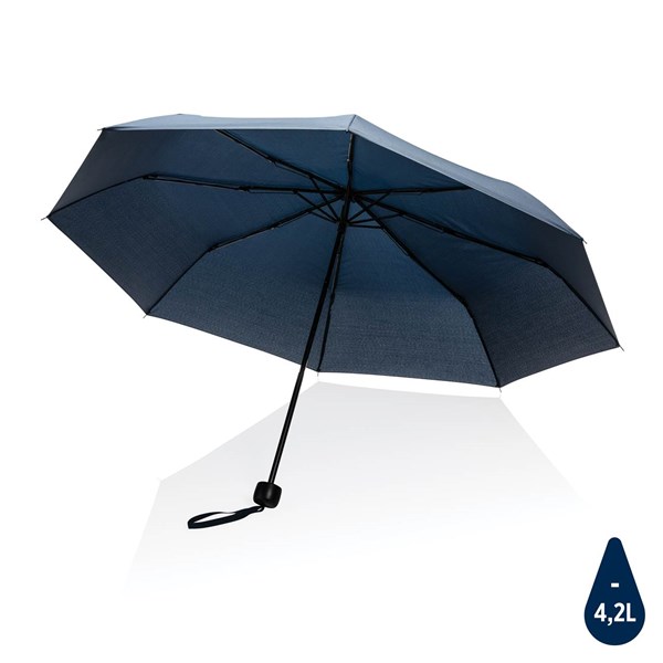 Obrázky: Nám. modrý manuální deštník ze 190T rPET AWARE™, Obrázek 1