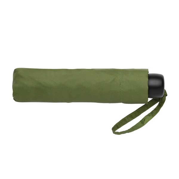 Obrázky: Zelený manuální deštník ze 190T rPET AWARE™, Obrázek 3