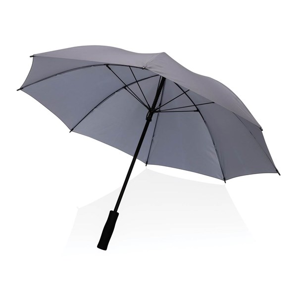Obrázky: Antracitový větru odolný manuální deštník rPET, Obrázek 5