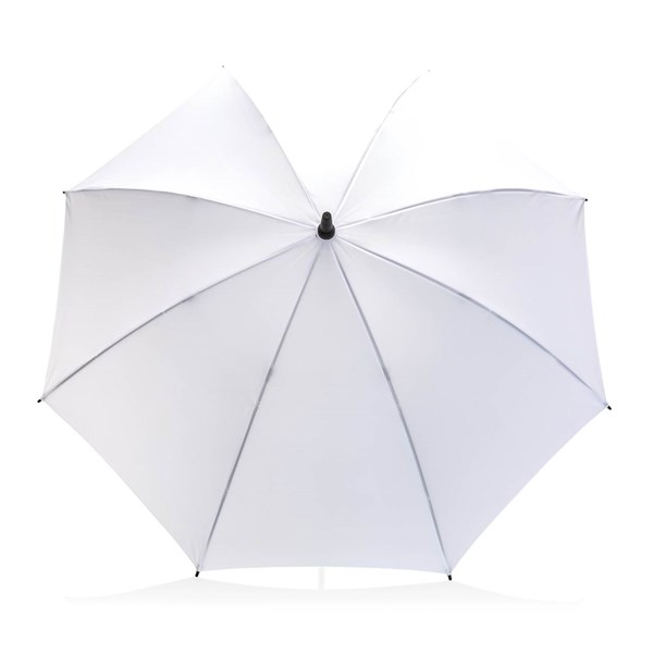 Obrázky: Bílý větru odolný manuální deštník rPET, Obrázek 2