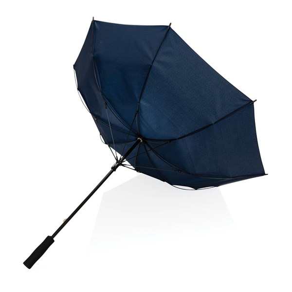 Obrázky: Nám. modrý větru odolný manuální deštník rPET, Obrázek 3