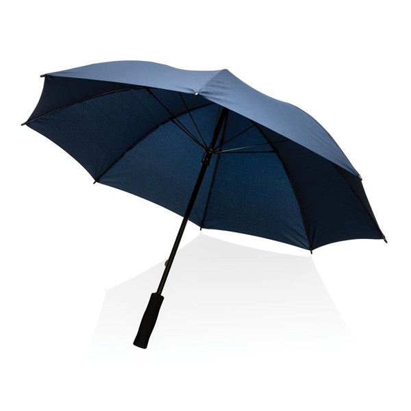 Obrázky: Nám. modrý větru odolný manuální deštník rPET, Obrázek 5