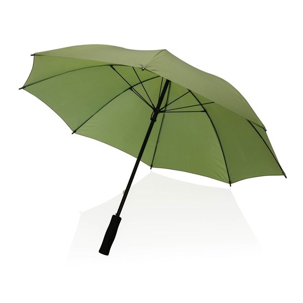Obrázky: Zelený větru odolný manuální deštník rPET, Obrázek 5