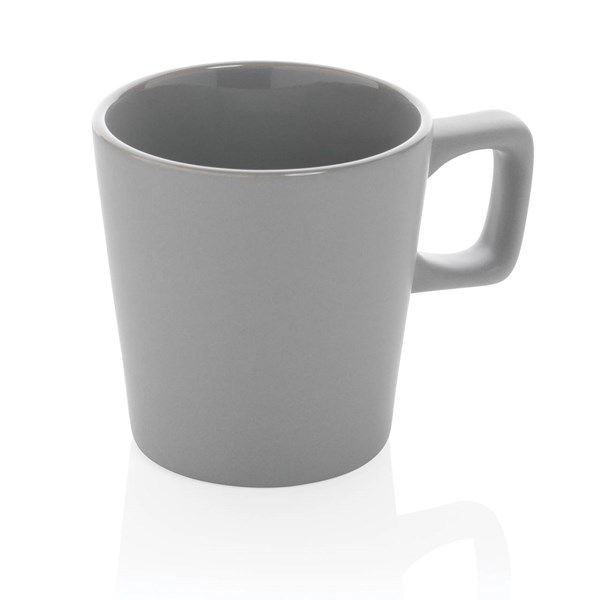 Obrázky: Moderní šedý keramický hrnek na kávu 300ml, Obrázek 1