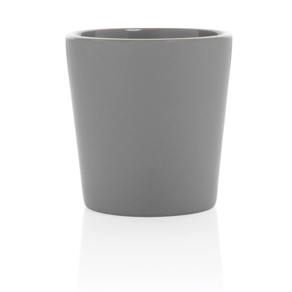 Obrázky: Moderní šedý keramický hrnek na kávu 300ml, Obrázek 3