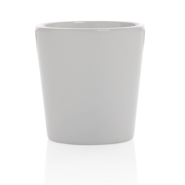 Obrázky: Moderní bílý keramický hrnek na kávu 300ml, Obrázek 3