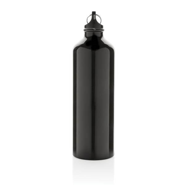 Obrázky: Hliníková sportovní láhev s karabinou XL - černá, Obrázek 3