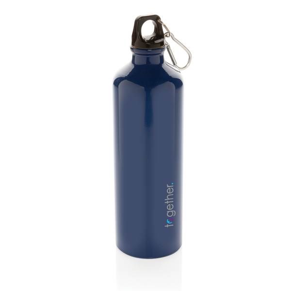 Obrázky: Hliníková sportovní lahev s karabinou XL - modrá, Obrázek 6