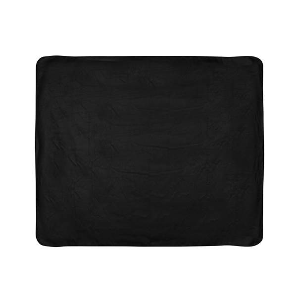Obrázky: Černá fleecová deka v sáčku, Obrázek 2