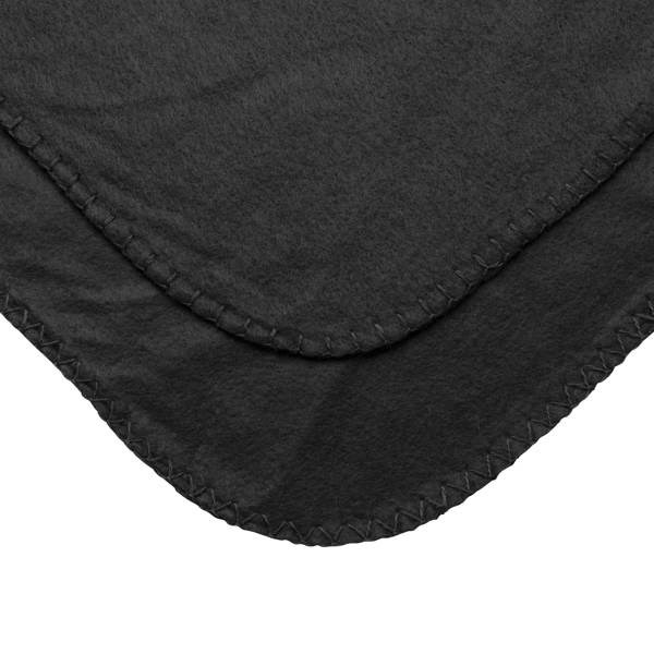 Obrázky: Černá fleecová deka v sáčku, Obrázek 3