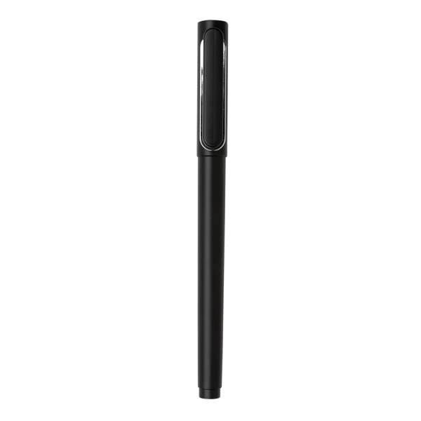 Obrázky: Černé plastové pero X6 s vrškem, Obrázek 2