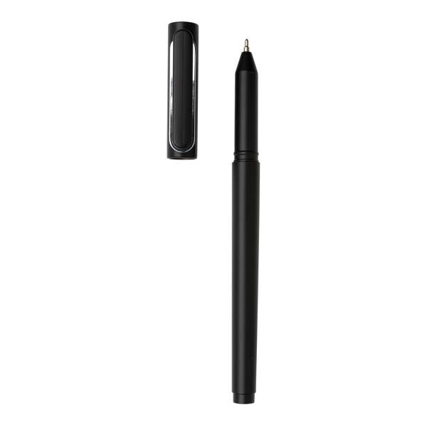 Obrázky: Černé plastové pero X6 s vrškem, Obrázek 4