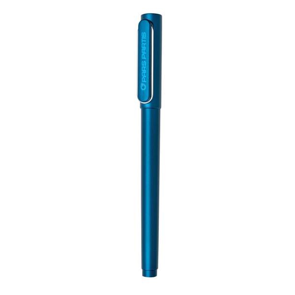 Obrázky: Modré plastové pero X6 s vrškem, Obrázek 5