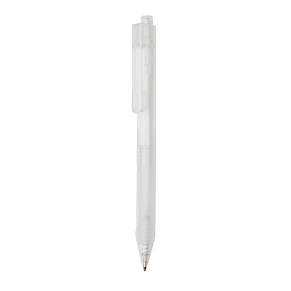 Obrázky: Matné bílé pero X9 se silikonovým úchopem, Obrázek 1