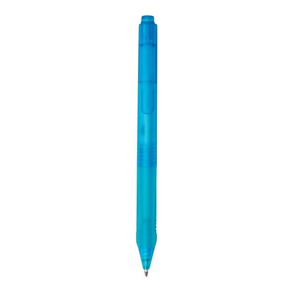 Obrázky: Matné modré pero X9 se silikonovým úchopem, Obrázek 2
