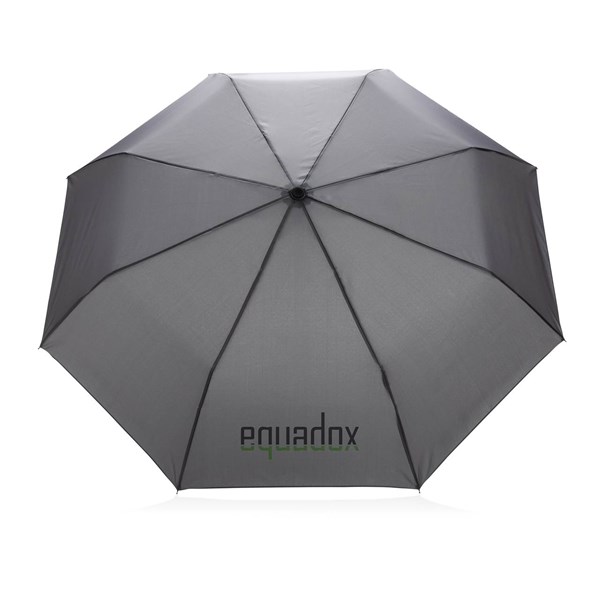 Obrázky: Šedý rPET deštník, manuální otevírání, Obrázek 5