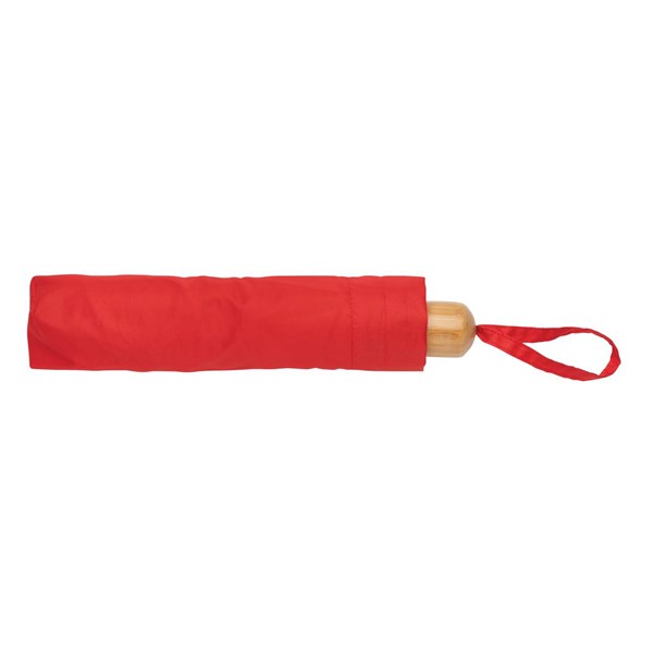 Obrázky: Červený rPET deštník, manuální otevírání, Obrázek 3