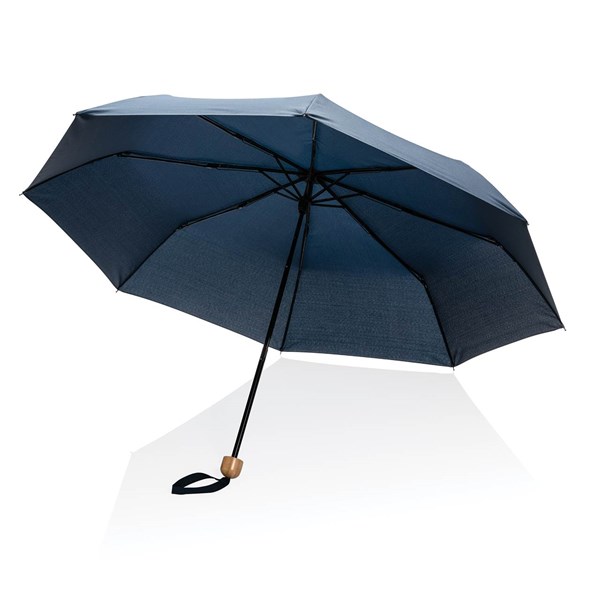 Obrázky: Nám. modrý rPET deštník, manuální otevírání, Obrázek 4
