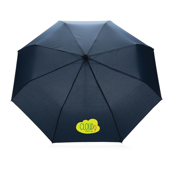 Obrázky: Nám. modrý rPET deštník, manuální otevírání, Obrázek 5