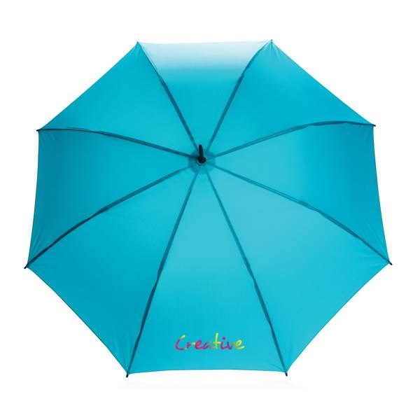 Obrázky: Sv. modrý rPET deštník Impact, manuální, Obrázek 4