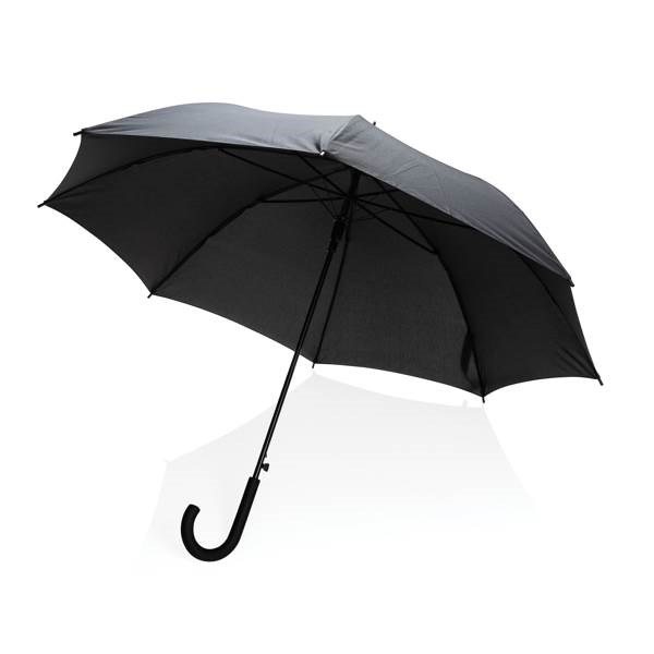 Obrázky: Černý rPET deštník Impact, manuální, Obrázek 4