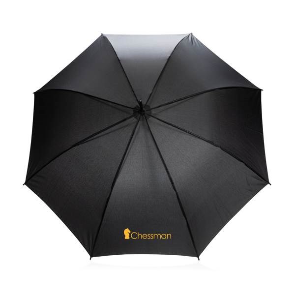 Obrázky: Černý rPET deštník Impact, manuální, Obrázek 5