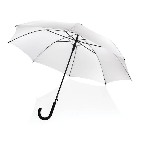 Obrázky: Bílý rPET deštník Impact, manuální, Obrázek 4