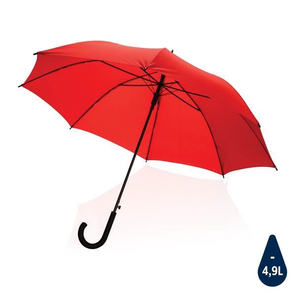 Obrázky: Červený rPET deštník Impact, manuální