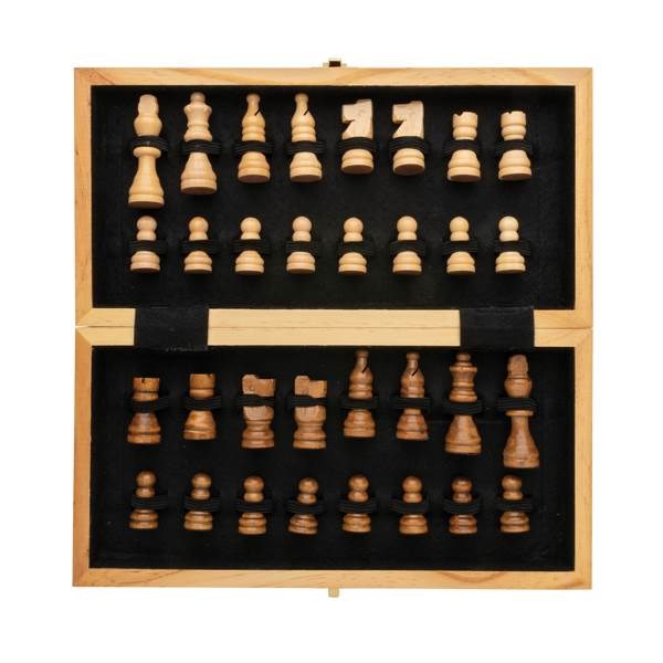 Obrázky: Prémiové dřevěné šachy ve skládací šachovnici, Obrázek 4