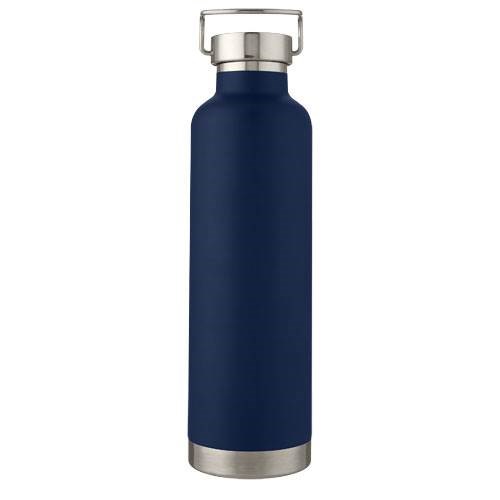 Obrázky: Měděná sportovní láhev 1L s vakuov. izolací, modrá, Obrázek 4
