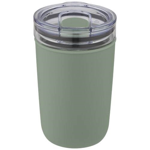 Obrázky: Skleněný hrnek 420 ml s plastovým obalem zelený, Obrázek 4