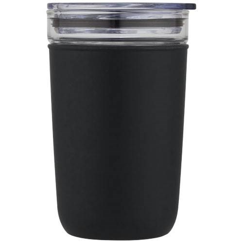 Obrázky: Skleněný hrnek 420 ml s plastovým obalem černý, Obrázek 8