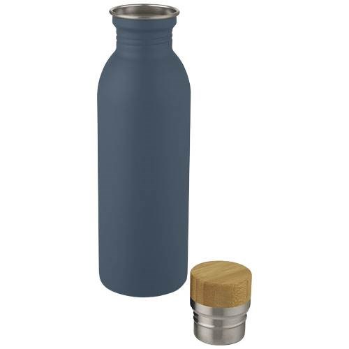 Obrázky: Sportovní lahev z nerezové oceli 650 ml, modrá, Obrázek 2