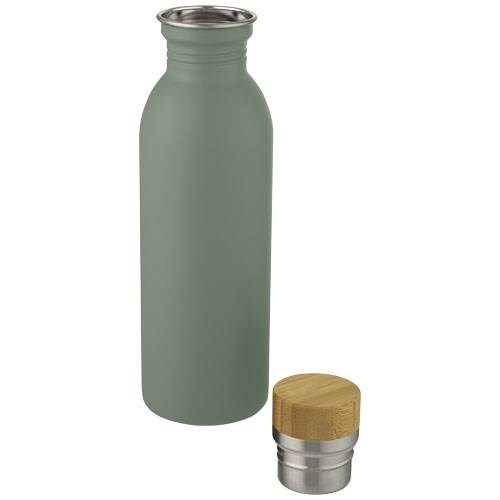 Obrázky: Sportovní lahev z nerezové oceli 650 ml, zelená, Obrázek 2