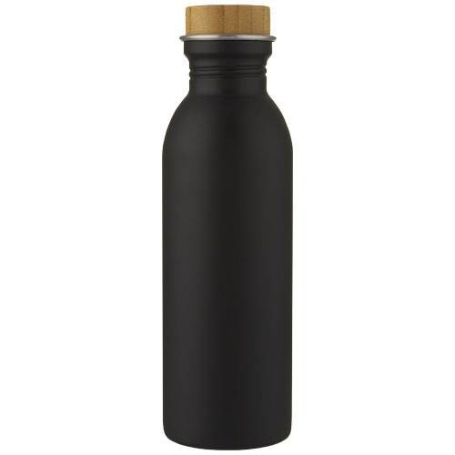 Obrázky: Sportovní lahev z nerezové oceli 650 ml, černá, Obrázek 4