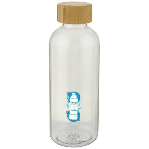 Obrázky: Transparentní láhev z recykl. PET a bambusu 650 ml, Obrázek 5