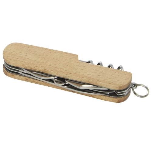 Obrázky: Dřevěný nerezový kapesní nůž se 7 funkcemi STAC, Obrázek 3