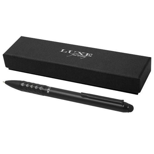 Obrázky: Černé kovové kuličkové pero, stylus a jehlový hrot, Obrázek 1