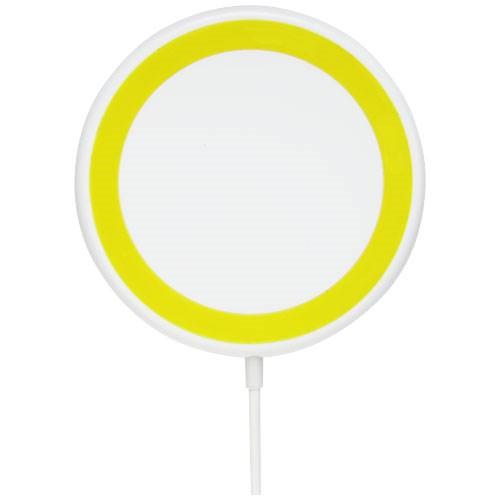 Obrázky: Bezdrátová nabíječka z ABS plastu 10 W, neon.žlutá, Obrázek 5